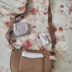 Guess Tan Crossbody Bag